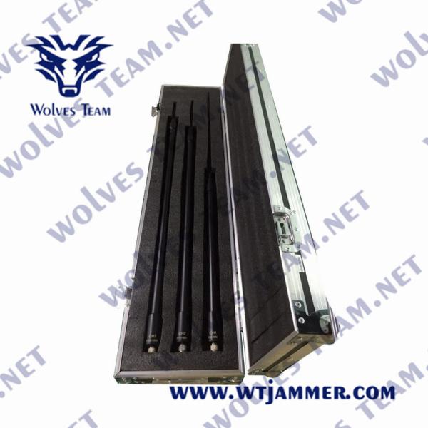 Liga de alumínio do jammer 300W CDMA do telefone celular do metal de AC100-240V DC27V