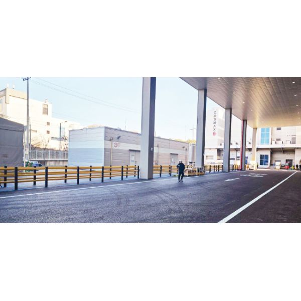 Flexible Pedestrian Barrier  Anti-Collision Guardrails Warehouse Safety Barrier Traffic Guardrails