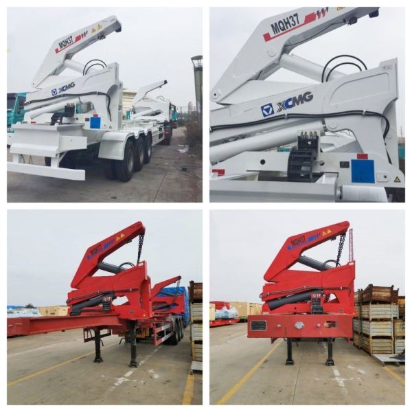 37 Tons Wheel Base 7000-8000mm Side Lifter Semi Trailer with 30-100t Loading Capacity