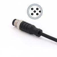 5 Pin M12 Connectors Pre Assembled 5M Cable Male Straight PVC IEC 61076-2-101