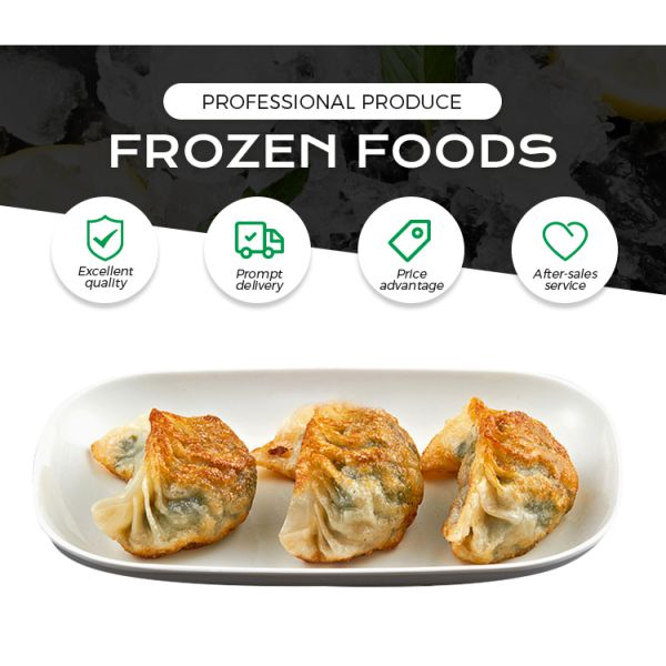 High Quality Source Manufacturer Delicious Quick Japanese Style Steamed Dumplings Fried Frozen Jiaozi Gyoza