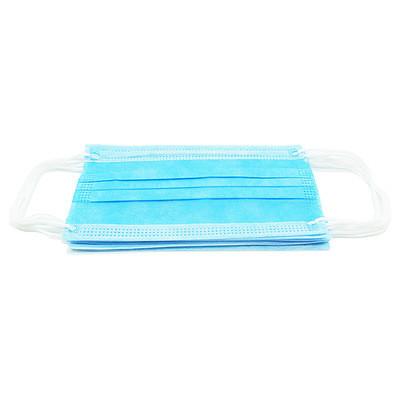 Anti Spittle 3 Ply Face Mask , Disposable Face Mask For Preventing Dust
