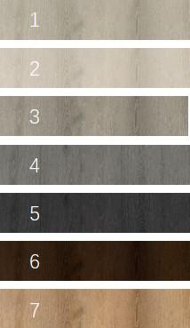 europeu de madeira Grey Oak GKBM DP-W82246 da resistência do patim do revestimento de 0.3mm SPC