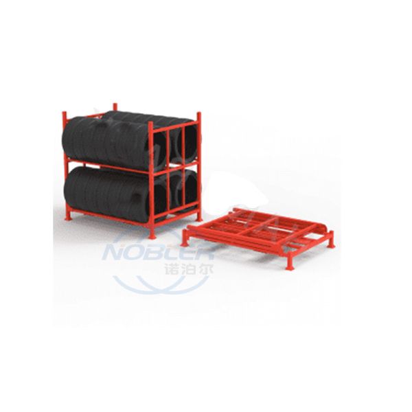 Подгонянный сверхмощный Stackable складывая шкаф хранения запасной шины тележки для склада