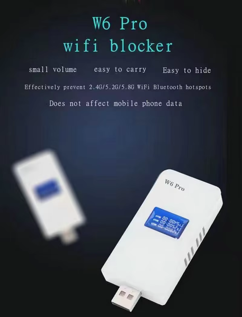 Home Portable Handheld Signal Jammer USB 2.4G 5.8G Wireless WIFI Detector