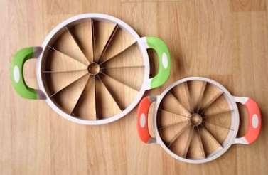 FBAB5034 for wholesales melon slicer stainless steel sclier plastic handle