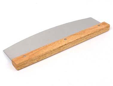 New design 13 Stainless Steel Pizza Cutter Knife With Wood Handle for the baking pizza