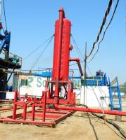 Séparateur de gaz de boue de pauvre garçon de contrôle de solides de perçage de gisement de pétrole