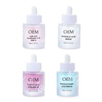 Crema facial para el cuidado de la piel que ilumina la noche con ácido kójico, mandélico y complejo HA PGA