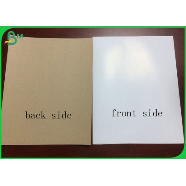 High tear strength 940 x 1280mm 400gsm Kraft Back Duplex Board For Beer Carton Making High tear strength 940 x 1280mm 400gsm Kraft Back Duplex Board For Beer Carton Making