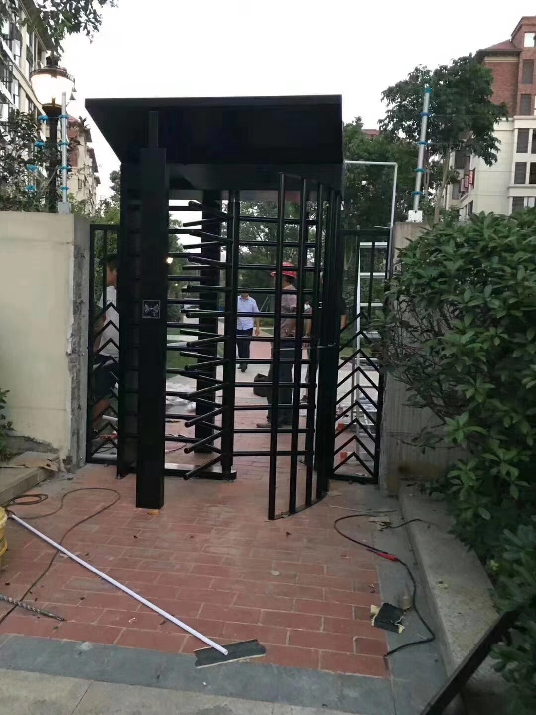 Full Height Turnstile For Outdoor Use With Anti Tailgating Protection