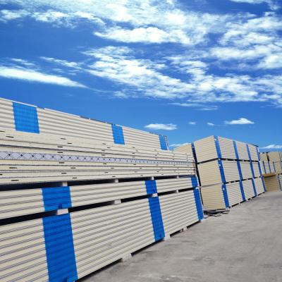 White PU Polyurethane Customized Sandwich Panel 100mm Thermal Conductivity 0.022 W/mK