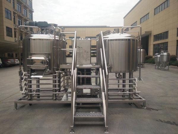 500L Small Brewery Equipment SS316 Glycol Cooling Jacket With Semi Automatic