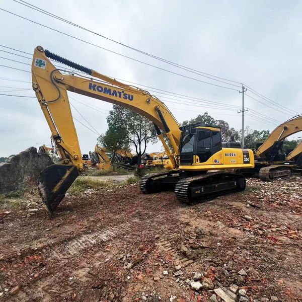 Original Used Large Excavator Komatsu PC350-7 1.4m³ Bucket Capacity 184kw Rated Power