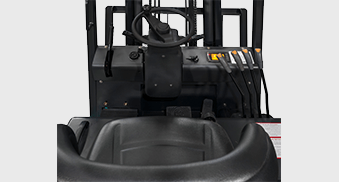 Counterbalance Electric Forklift Truck Four Wheeled 3000mm 2.0 - 2.5 Tons