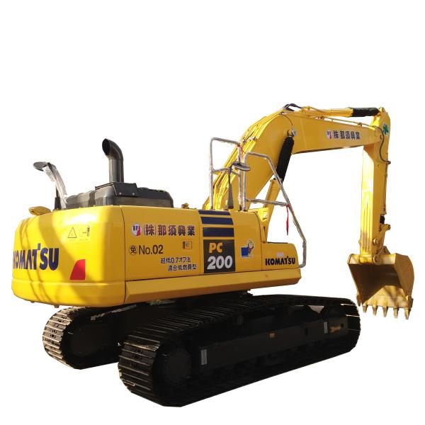 Used Komatsu PC200 Excavator with Original Hydraulic Cylinder and 0.8m3 Bucket Capacity