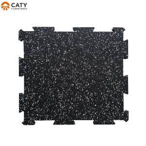 Commercial Grade Interlocking Rubber Flooring - High Shock Absorbent for Gym Fitness Center