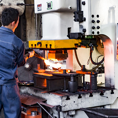 Galvanizing Drop Forging Process Alloy Steel Small Parts Forging With Machining