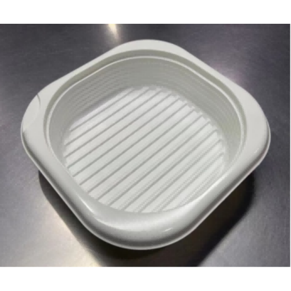 PP Large20 *20 cm Disposable Food Packaging Square Single Compartment Takeout Box, Low MOQ