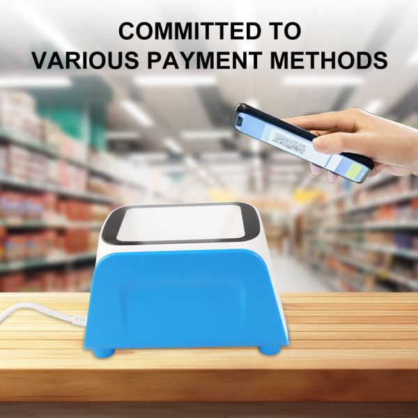 USB Desktop QR Code Scanner IP54 Barcode Scanner Box High Speed For Supermarket