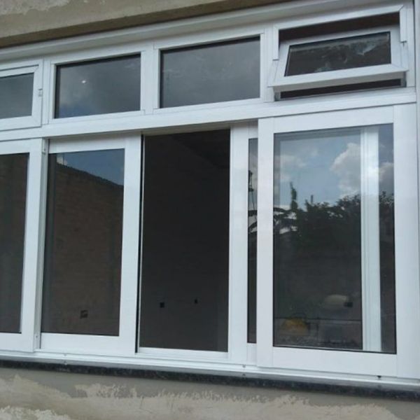 Прочная алюминиевая изоляция жары Waterpfoof сползая окна двойная застекленная