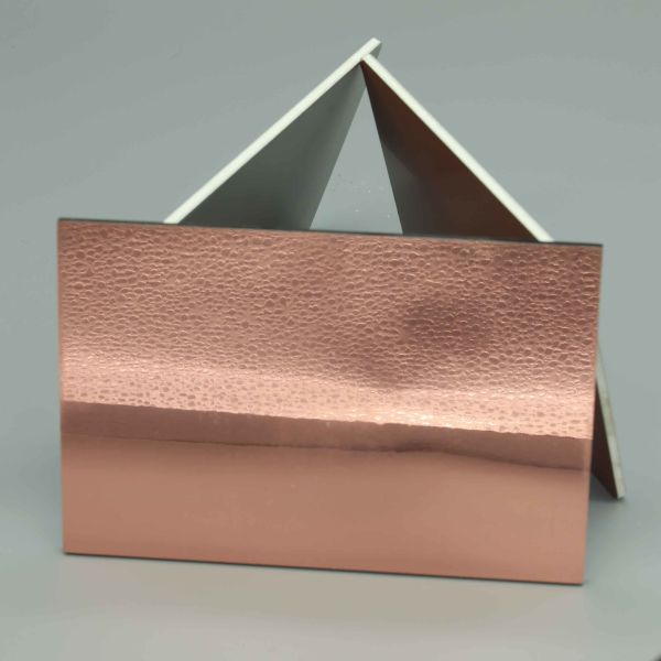 0.4cm 122 X 244CM PE revestimento parede exterior decoração customizado alumínio placa de revestimento