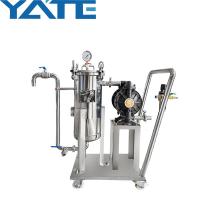 Logement multi simple industriel de filtre à manches d'acier inoxydable de sac pour le produit pharmaceutique de produit chimique d'huile