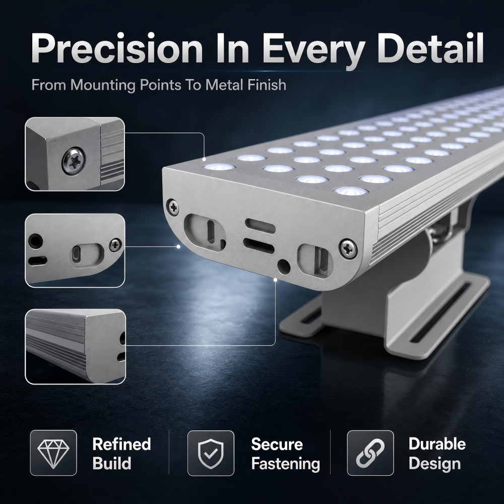 60W 72W Linear Led Flood Lights LED Outdoor RGB DMX512 90W 120W Landscape Spotlight