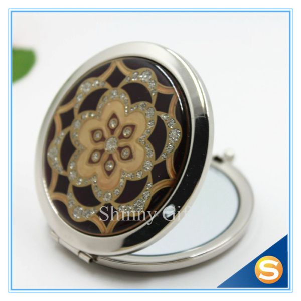 Shinny Gifts Custom Personalized Pocket Cosmetic Mirror Promotional Cosmetic mirror