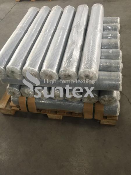Tela flexível alta da fibra de vidro do silicone usada na isolação térmica para as tampas da isolação térmica