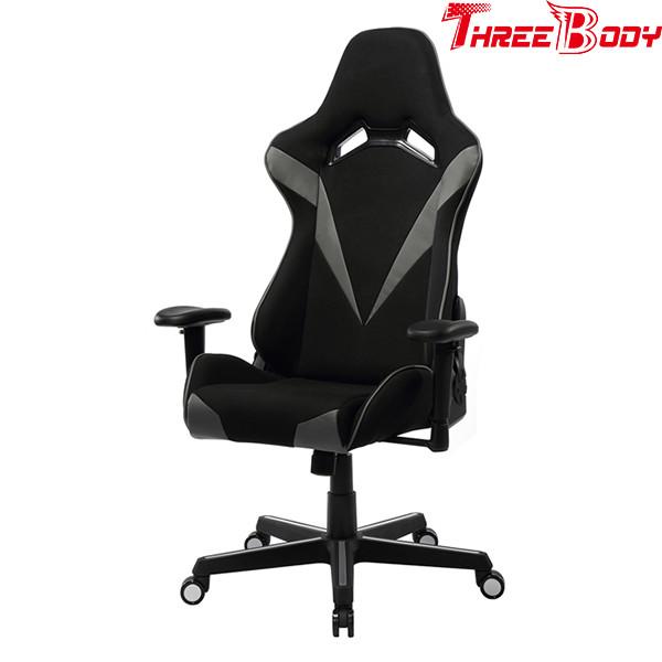 Home And Office Comfy Computer Chair , Racing Style PU Leather Reclining Gaming Chair