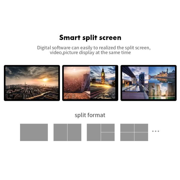 21.5 Inch Queue Information LCD Touch Screen Display With Windows System