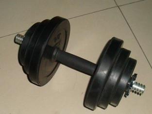 10kg 15kg 20kg 25kg 30kg black cast iron rubber coated cheap dumbbells for sales