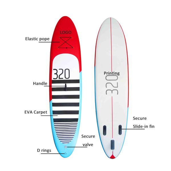 15cm Inflatable sup stand up surf paddle board For Family Water Sports