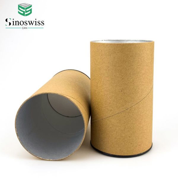 OEM Printing Paper Cans Packaging Dry Goods Snacks Paper Cylinder Packaging