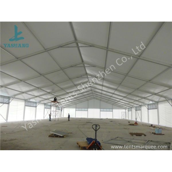 Large Span Aluminum Frame Industrial Storage Tents , Temporary Storage Tents