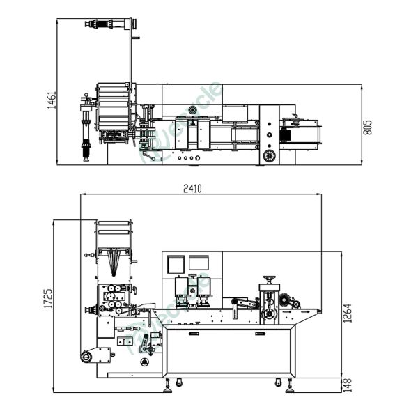 Single Wet Wipe Tissue Making Machinery Cutting Packaging Wet Wipes Machine Online Support