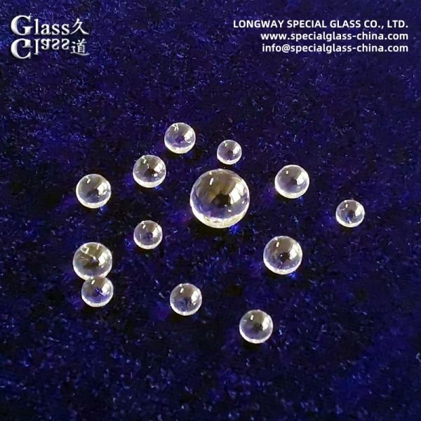 Lentilles à bille de verre optique Bk7 pour le couplage et la collimation en fibre optique