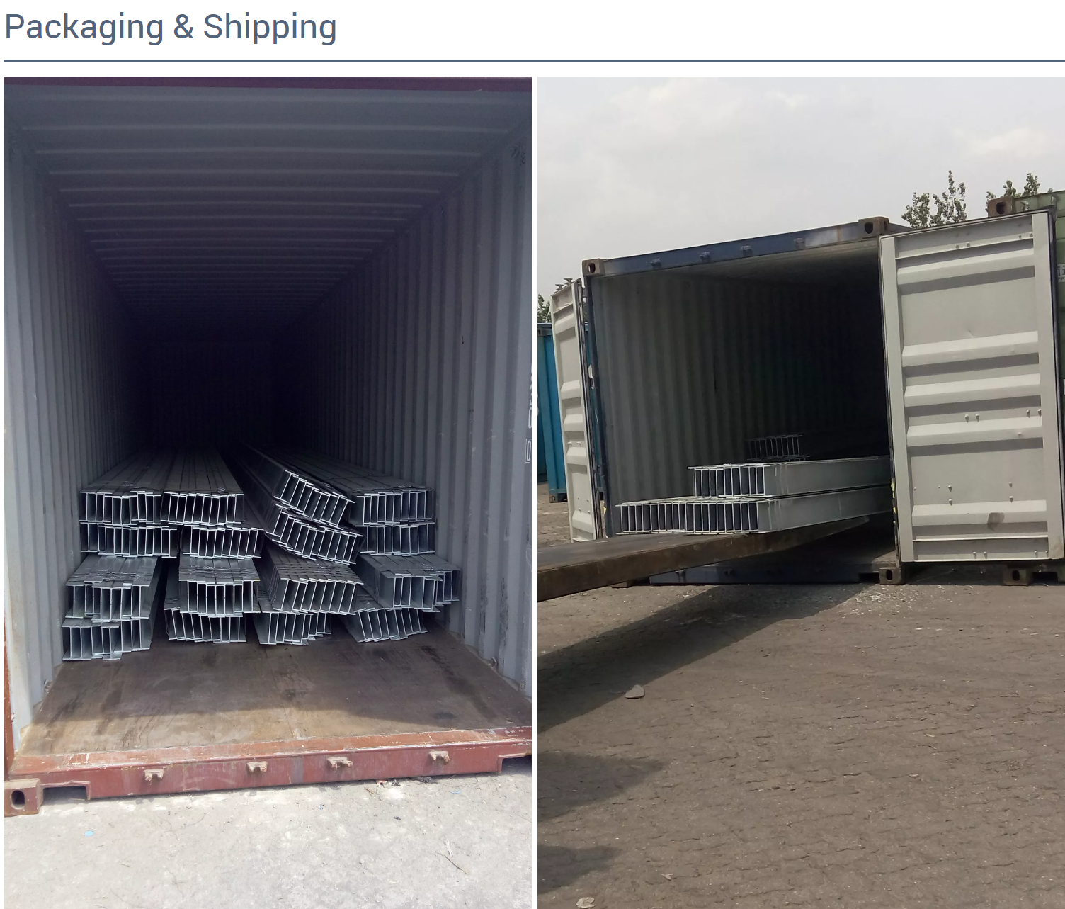 ASTM 304 acier inoxydable I faisceau d'acier structurel 0,8-25 mm d'épaisseur