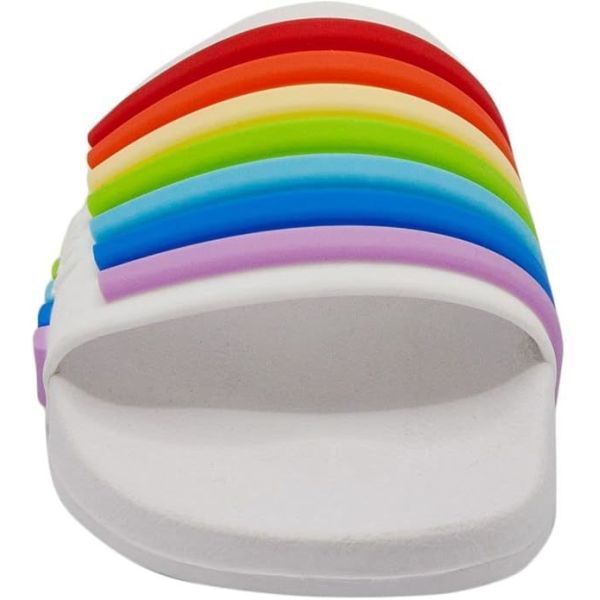 Souliers en caoutchouc EVA, toboggans pour femmes, bande de caoutchouc, sandales plates