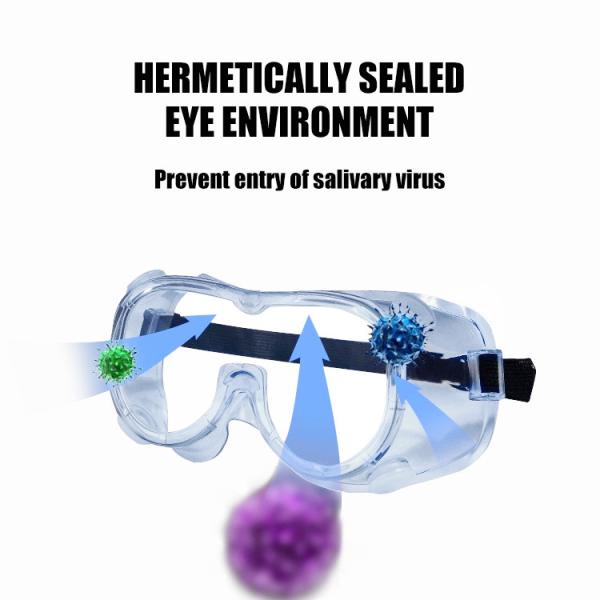 Customized Size Surgery Safety Glasses / PC Lenses Medical Eye Goggles