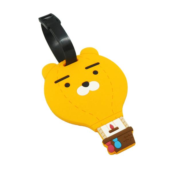 Hot SellingSoft Pvc Waterproof Travel Luggage Tag; Anime figure/cartoon character PVC travel Luggage tag