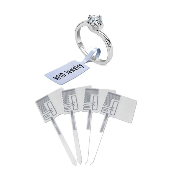 Printable Price RFID Jewelry Tags 860MHZ For Inventory Management