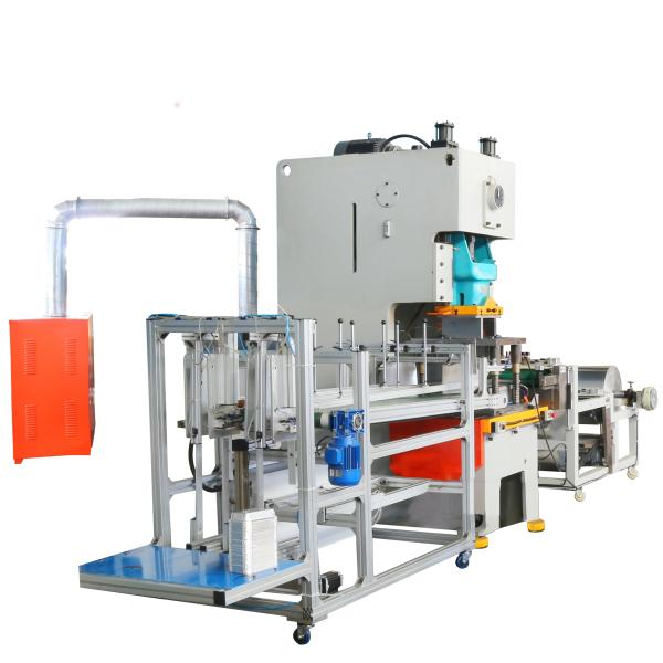 Wood Packaging Aluminum Foil Container Making Machine with 2500mm*1300mm*1600mm Size