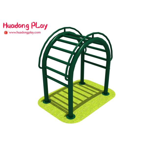 Waist Back Backyard Public Park Exercise Equipment  For Teens 2 Person Capacity