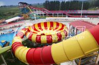 corrediça de água da bacia do espaço de 16m construção do parque vermelho/amarelo do Aqua