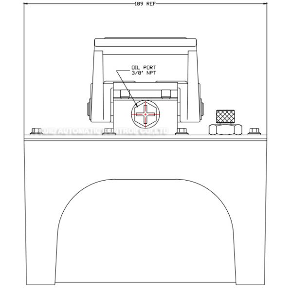 70Mpa Pneumatic Hydraulic Pump With 0.55L Metal Reservoir