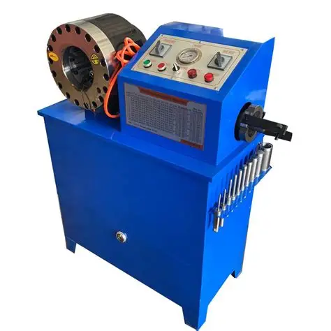 Dual Functionality Hydraulic Hose Crimping Machine with Wide Crimping Range and Comprehensive Die Set for Industrial Applications