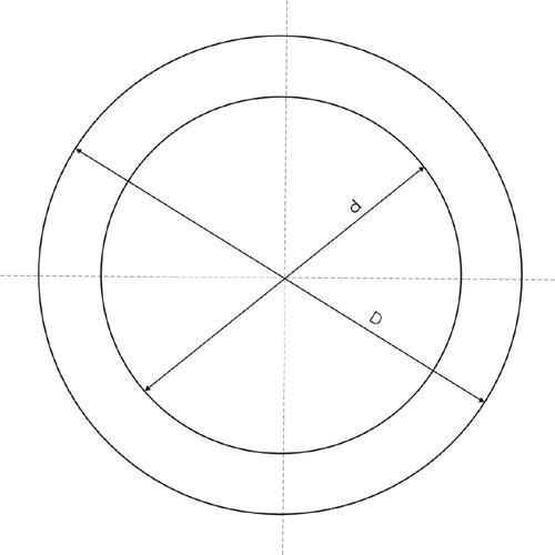 Безшовный алюминиевый круглый покрынный порошок толщины 2.5mm трубы черный