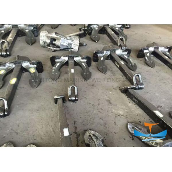 Black Painting Navy Stockless Anchor Casting Steel ZG230-450C Hall Anchor